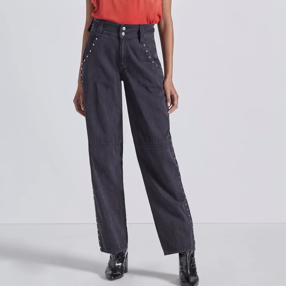 Current Elliot “The Studded Debbie Pant” straight leg size29 nwots